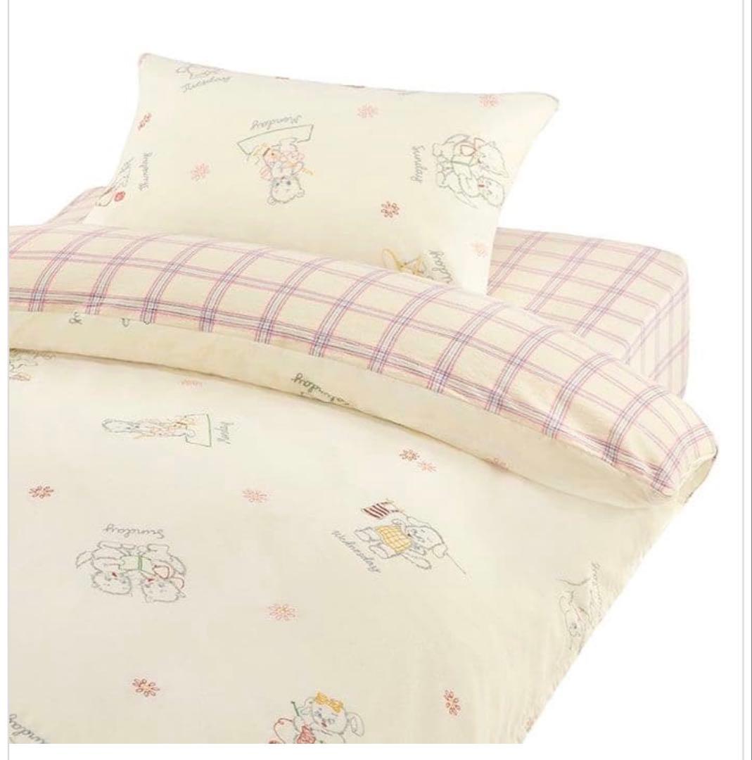 unico MYAMEE ミャミー 掛け布団カバー クリーム　シングルサイズ unico MYAMEE ミャミー 掛け布団カバー クリーム シングルサイズ unico