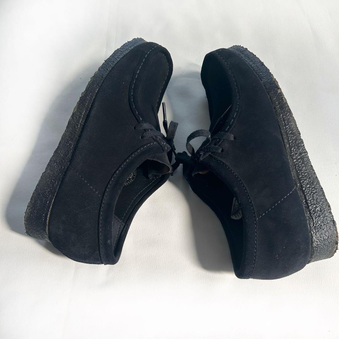 希少・美品】ビューティー＆ユース 別注CLARKSWALLABEE NAVY