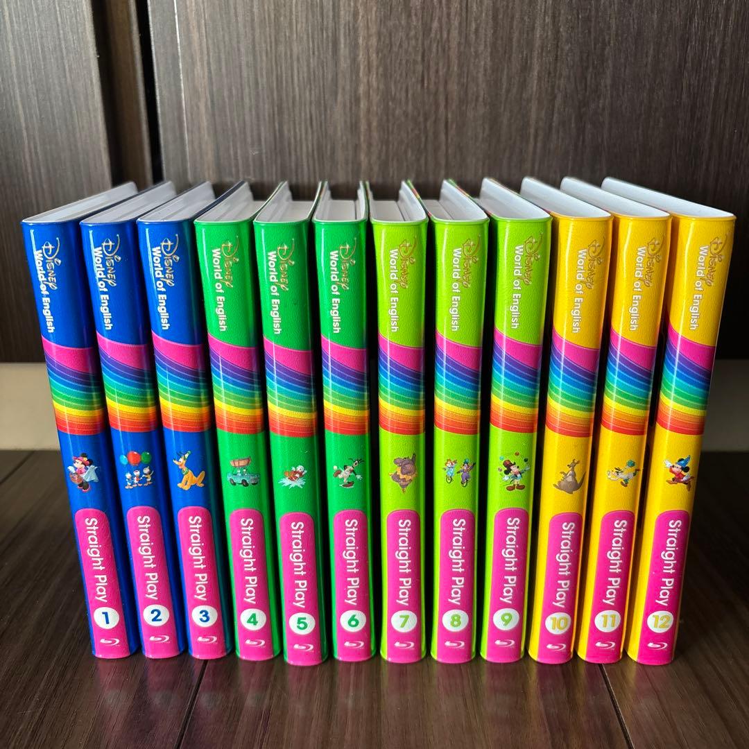 2021年購入　DWE ディズニー英語　ストレートプレイ　全12巻 DWE ストレートプレイ 全12巻 DVD ディズニー英語 2006年2008年 - メルカリ