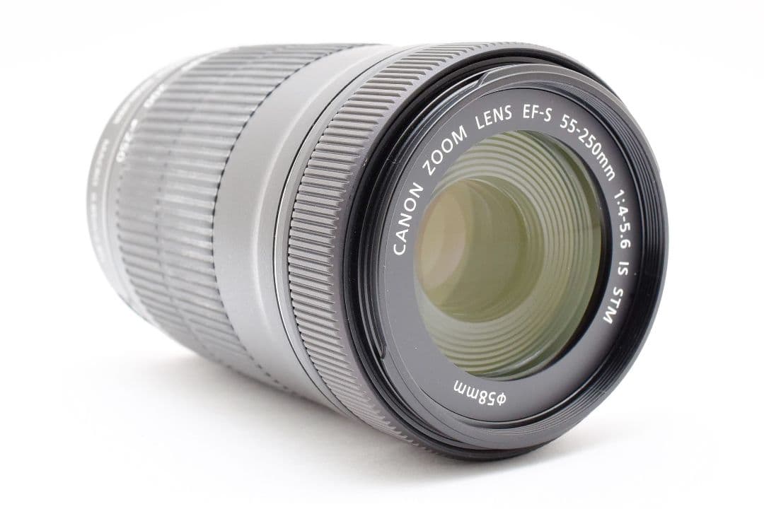 ブレない望遠レンズ✨EF-S 55-250mm IS STM✨静音AF 動画◎の通販はau