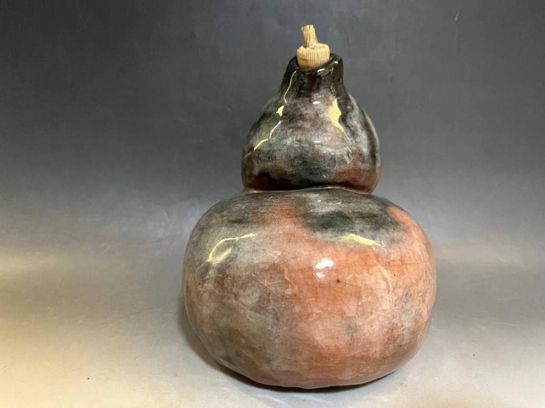 徳利□いぬ井 己酉 梅亭手造？楽巣流振り出し？赤楽