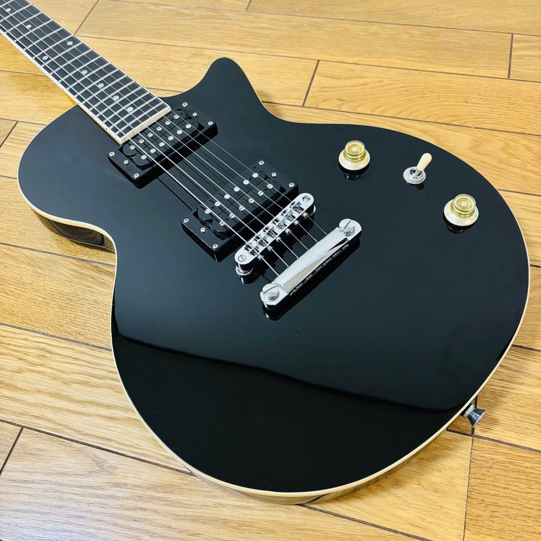 美品】Donner エレキギター レスポール タイプ DL-124 黒 送料込