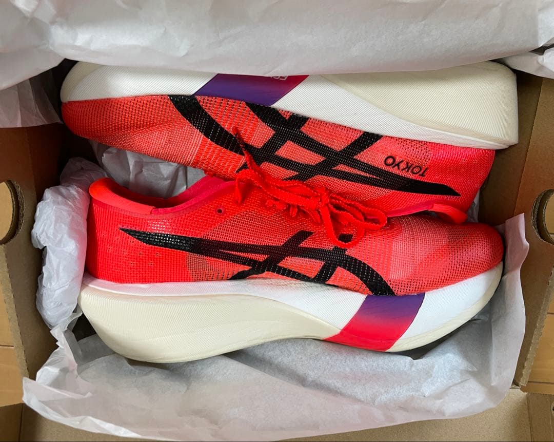【美品】asics メタスピードエッジtokyo 28.0cm