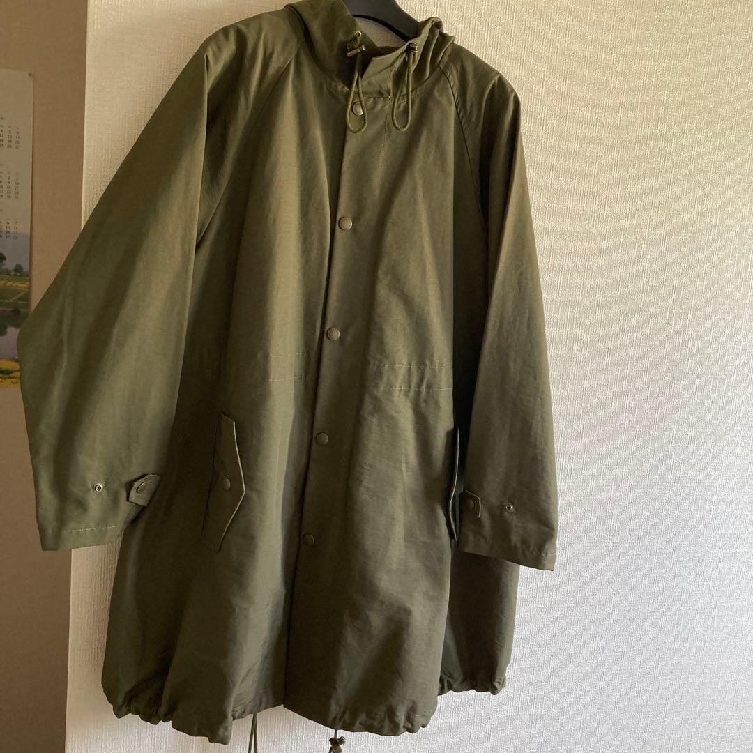 ルミノア　モッズコート　カーキ 新品未使用 New// リップストップナイロンを採用したオーバーサイズモッズコートが