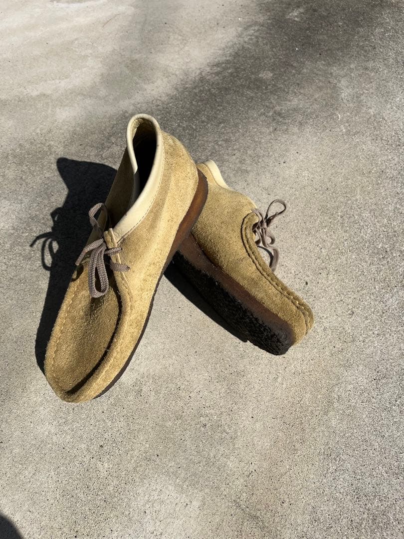 最終お値下げ！クラークス　ワラビー　ハイカット 最終値下げ❗️Clarks（クラークス）ワラビーブーツ - メルカリ