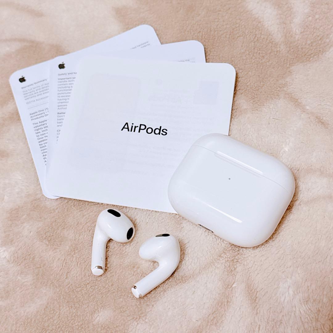 【超美品】クリアな音質で使い勝手抜群◎AirPods第3世代 AirPods」（第3世代）速攻レビュー、軽やかにいい音を楽しめる良品です