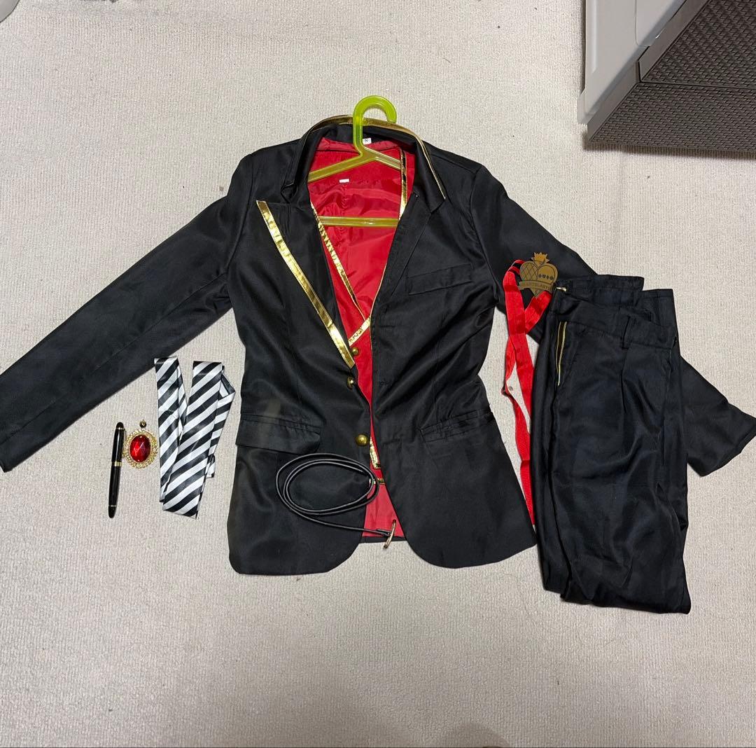 あ ツイステ ハーツラビュル リドル コスプレ 衣装 制服 一式 ツイステッドワンダーランド ツイステ ハーツラビュル寮 リドル Riddle