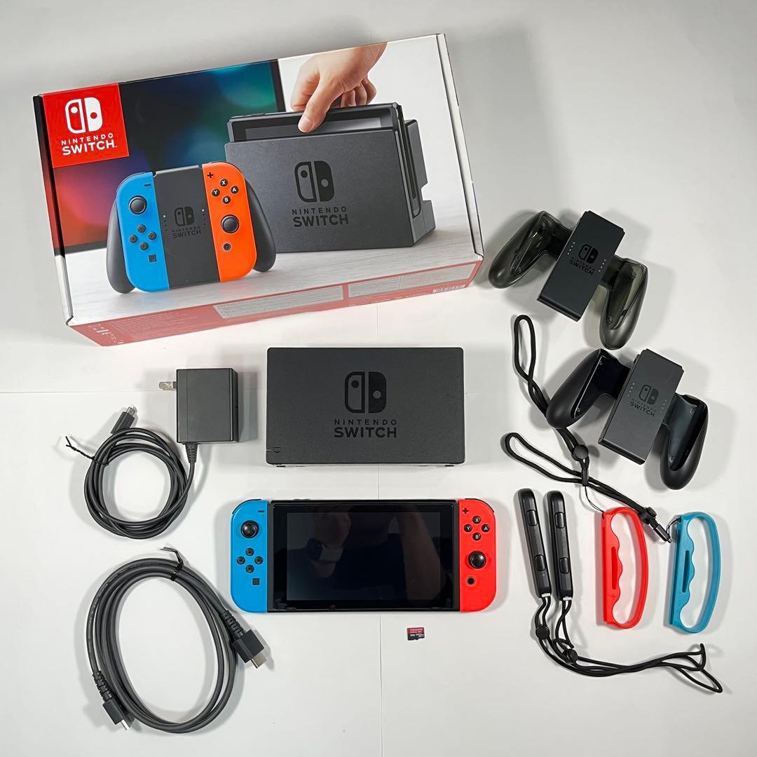 Nintendo Switch本体 [美品/動作確認済] + 周辺機器 楽天市場】【60日保証キャンペーン中】旧型 Switch 本体 ニンテンドー