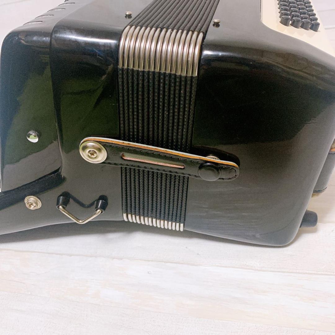 YAMAHA アコーディオン YA-48 黒 34鍵盤 48ベース ケース付き - メルカリ