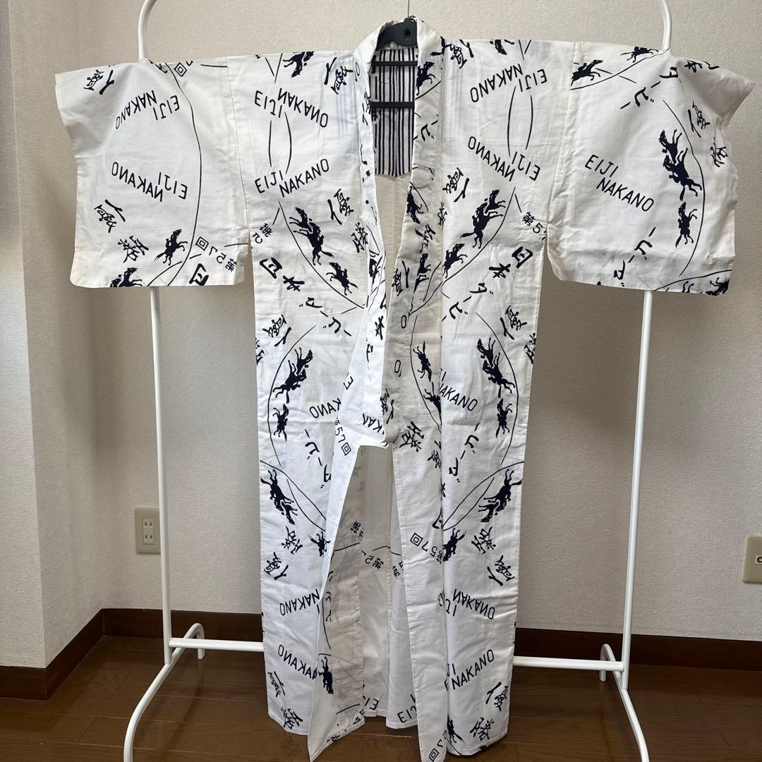 競馬 馬名前入り 第57回日本ダービー 文字プリント 浴衣2枚セット