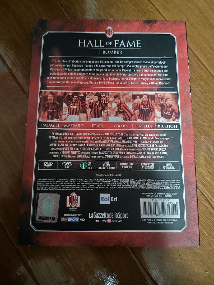ACミラン　DVDコレクション　HALL OF FAME　レジェンド