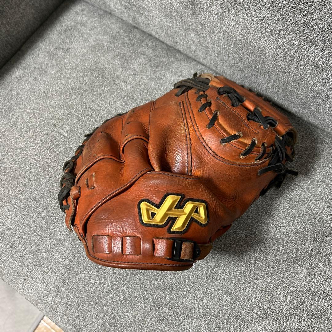 ハタケヤマ硬式キャッチャーミット 甲斐モデル （62型）高校野球使用可能 硬式 キャッチャー ミット 甲斐モデル M62 ハタケヤマ(HATAKEYAMA