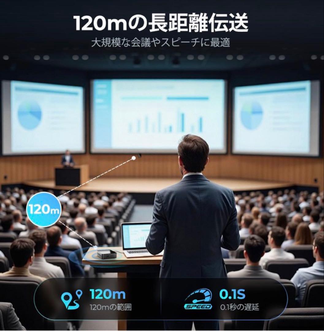 ❤️大特価❤️ ワイヤレスHDMI 4K 送受信器セット 安定転送 4k