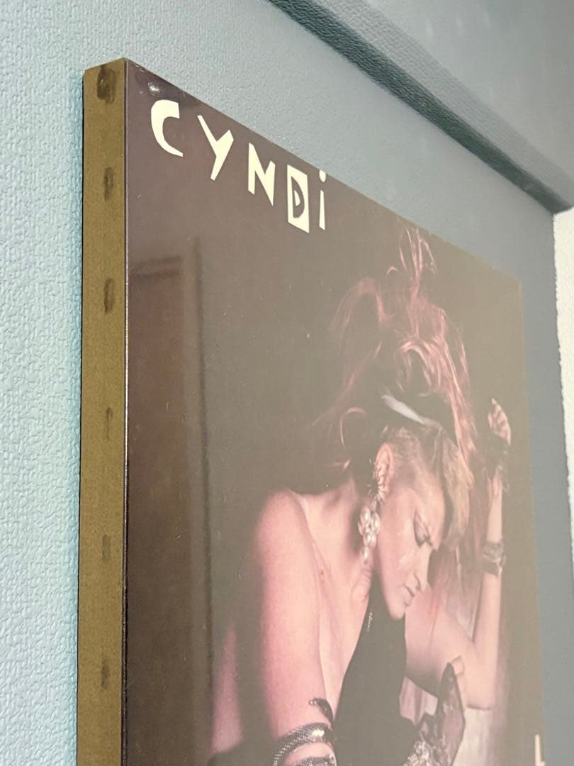 シンディーローパー 特大ポスターパネル レア 80年代cyndi lauper