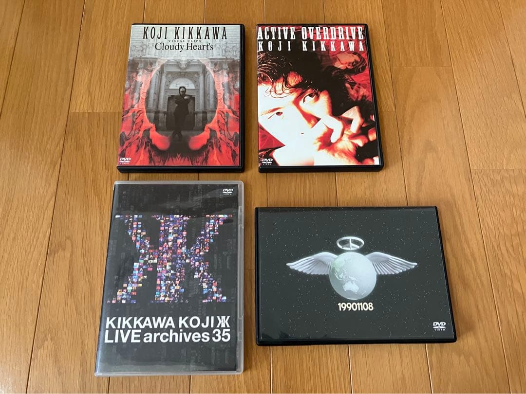 吉川晃司　DVD 4個セット 吉川晃司 限定DVD 14枚組 25TH LIVE FILM COLLECTION LIVE=LIFE | 音楽