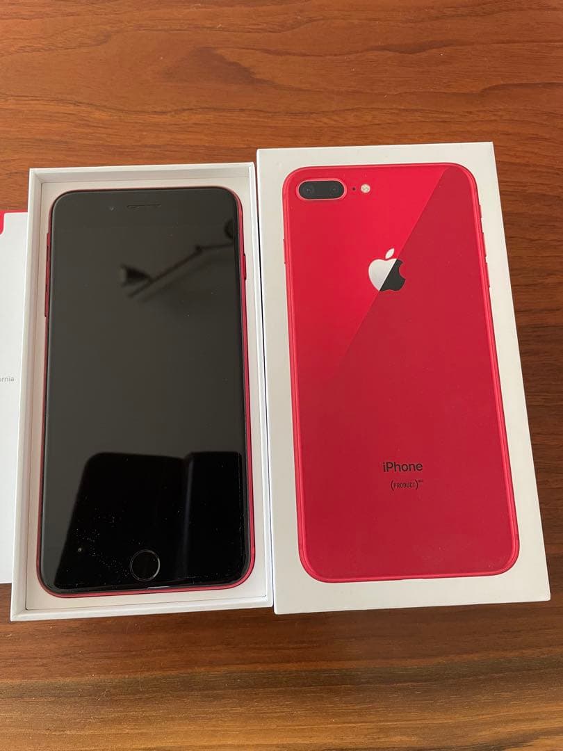 Apple iPhone 8 Plus (レッド, 64GB) 本体SIMフリー - メルカリ