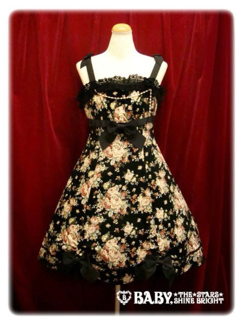 ALICE and the PIRATES 花柄　ジャンパースカート ワンピース Reminiscence of Ornament Rose JSK I by Alice and the Pirates