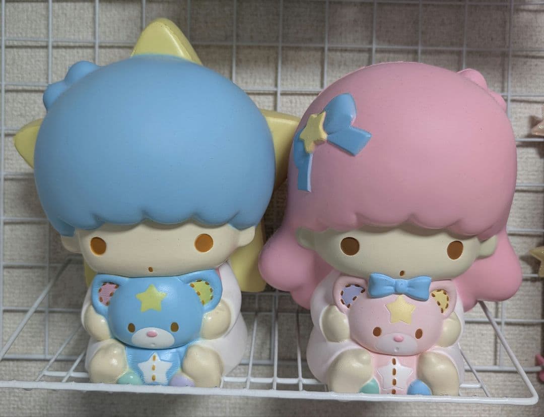 キキララ　リトルツインスターズ　パフポフ　スクイーズ キキララ サンリオ リトルツインスターズ パフポフ スクイーズ