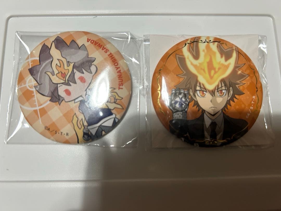 家庭教師ヒットマンREBORN 沢田綱吉 缶バッジ ロフト PLAZA ツナ