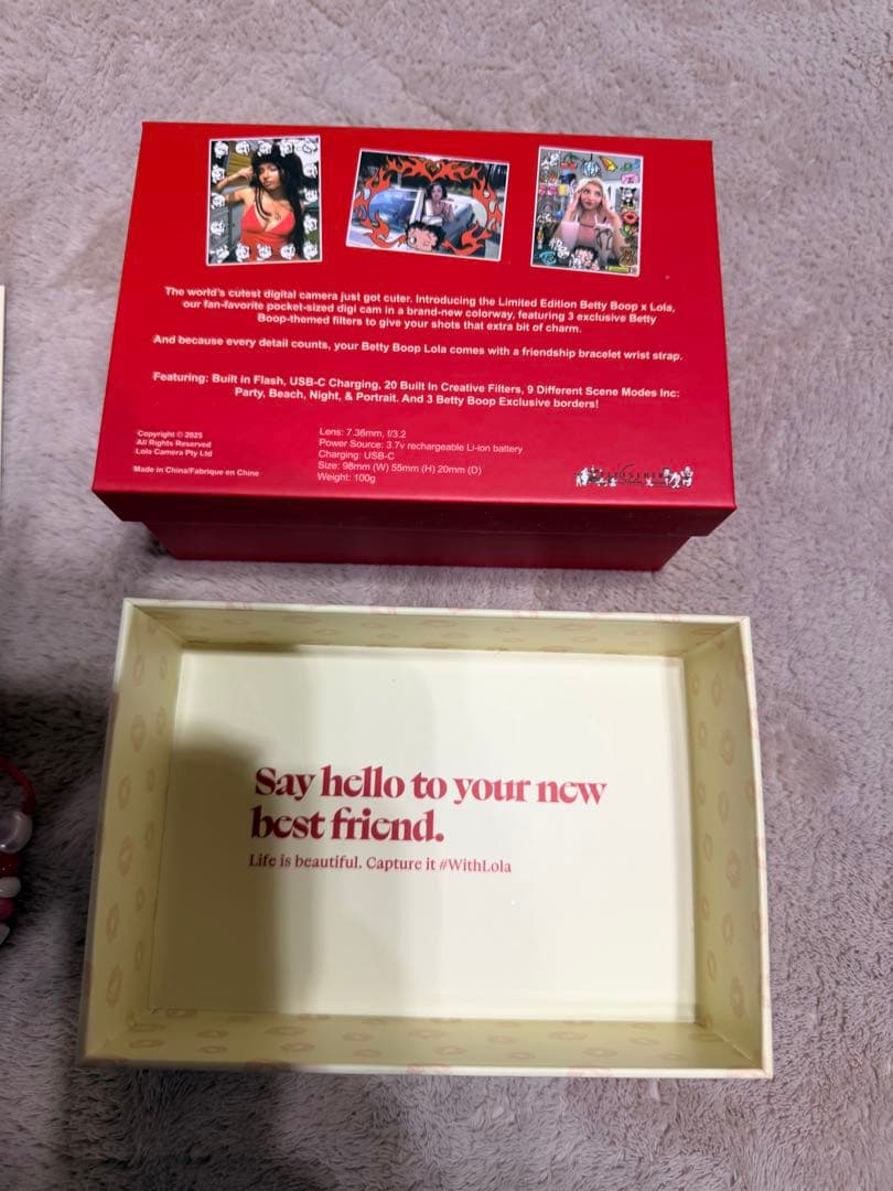 ベティーブープ デジカメ LOLA 平野紫耀