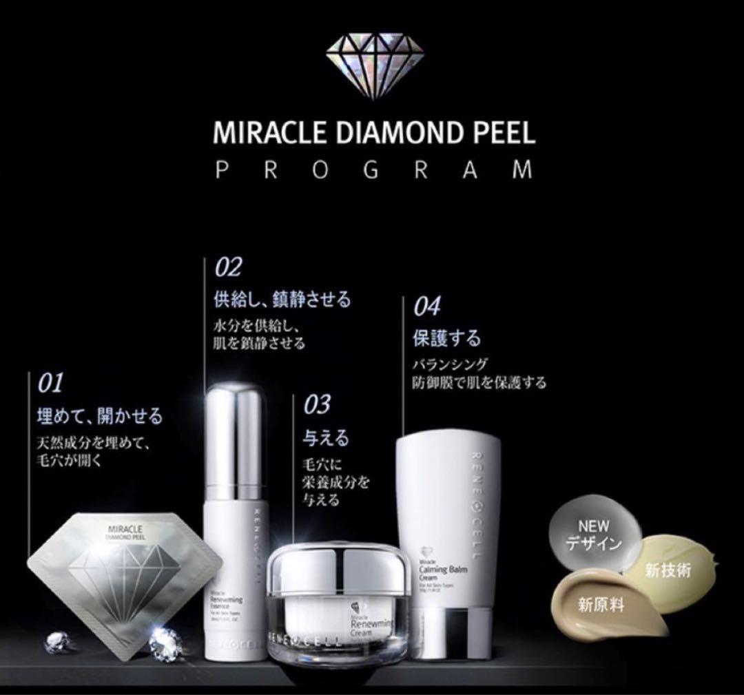 ルネセル　ダイヤモンド4点セット　新品 Amazon.co.jp: [RENE CELL ] ルネセル ミラクル ダイヤモンド 4点