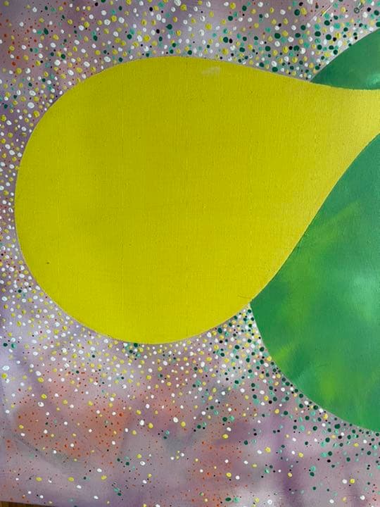 油絵 現代アート 光合星 作者 あんどうまさひろ 油彩画