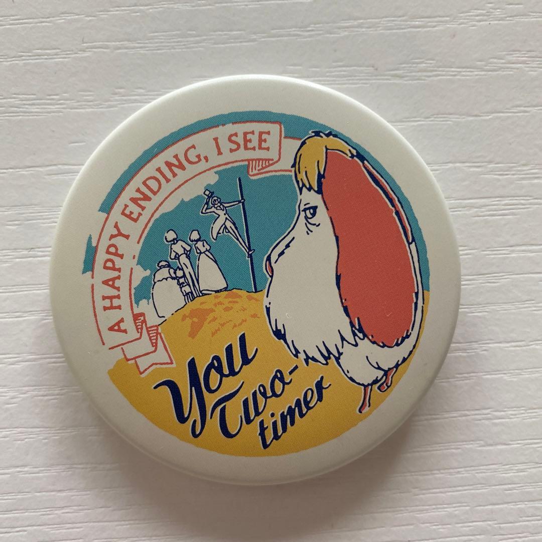 ジブリ ハウルの動く城 ヒンのイラスト缶バッジ You Two-timer - メルカリ