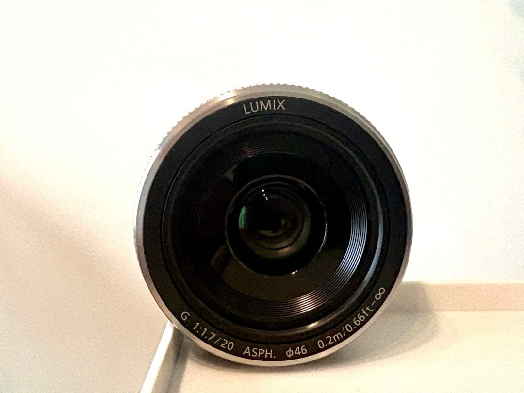LUMIX G 20mm/F1.7 II ASPH. H-H020A シルバー Panasonic LUMIX G Series 20mm F1.7 Lens - H-H020AK