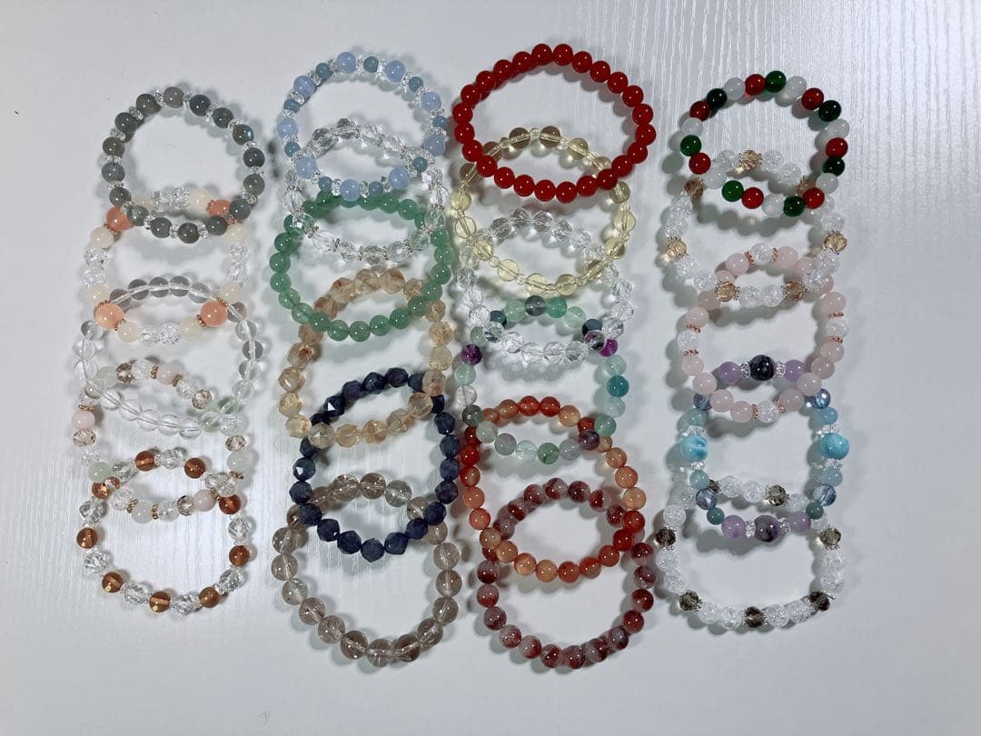 パワーストーン　ブレスレット　まとめ売り 楽天市場】2タイプ36種□天然石パワーストーン デザイン デザイン