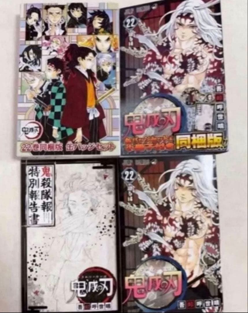 鬼滅の刃 22巻 缶バッチ 小冊子付き 特装版 吾峠呼世晴 - メルカリ