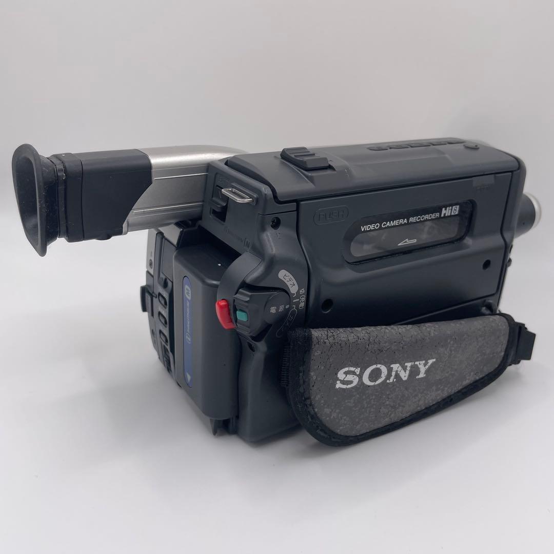 ソニーハンディカムHi8 ビデオカメラCCD-TRV96 動作未確認ジャンク