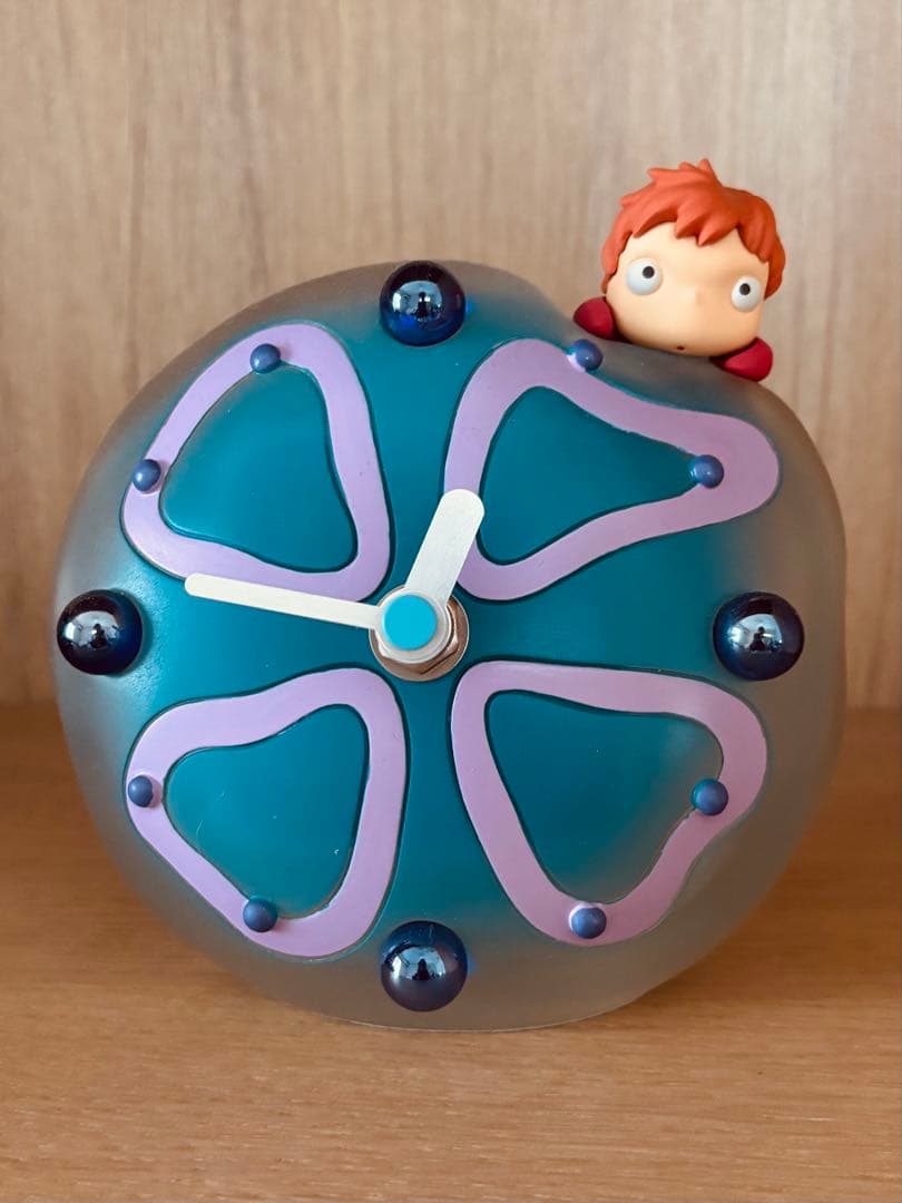 ジブリ】ポニョのクラゲ置き時計 - メルカリ