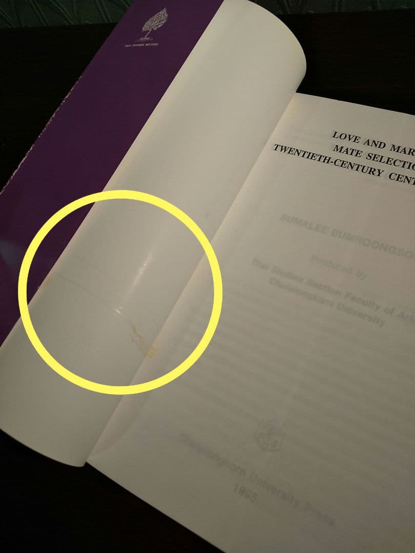 洋書〉愛と結婚：20世紀中央タイにおける配偶者選択