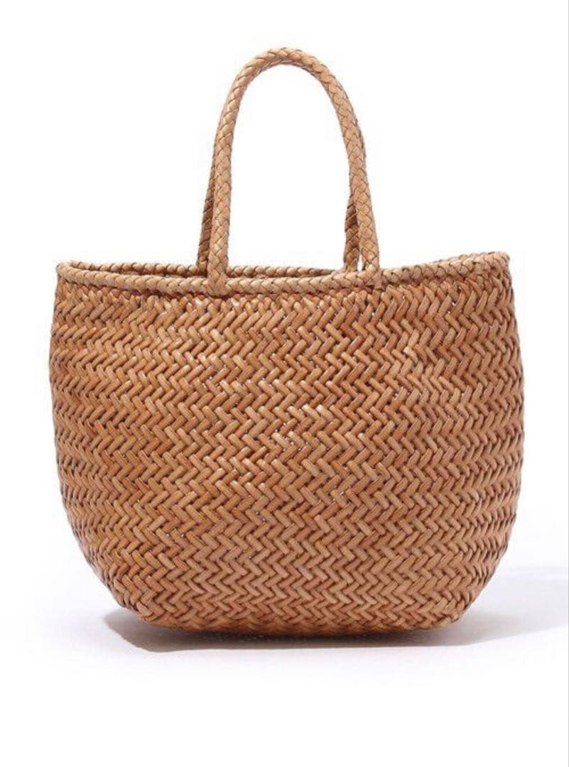 GRACE BASKET SMALL Dragon Diffusion ベージュ Grace Small Basket w/ Cotton Drawstring Bag – Epergne