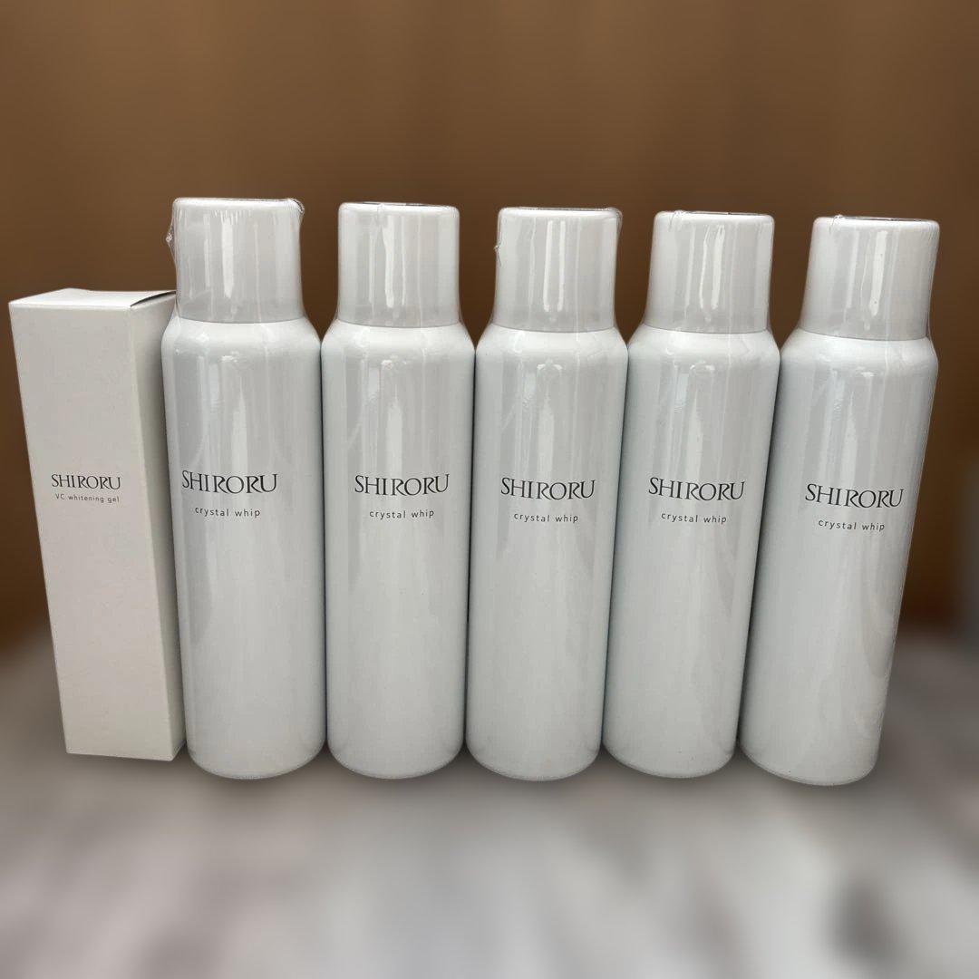 SHIRORU クリスタルホイップと薬用VCホワイトニングゲルのセット SHIRORU（シロル） クリスタルVCホワイトニングゲル【医薬部外品