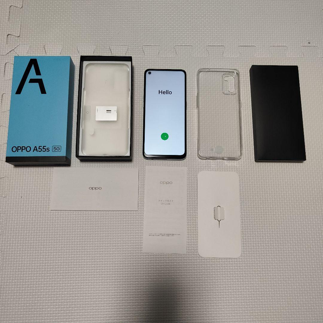 OPPO A55s 5G ミントグリーン 本体 超美品 - メルカリ