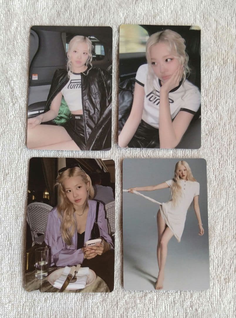 BLACKPINK ロゼ ROSE トレカ 韓国限定 4枚セット No.228 - メルカリ