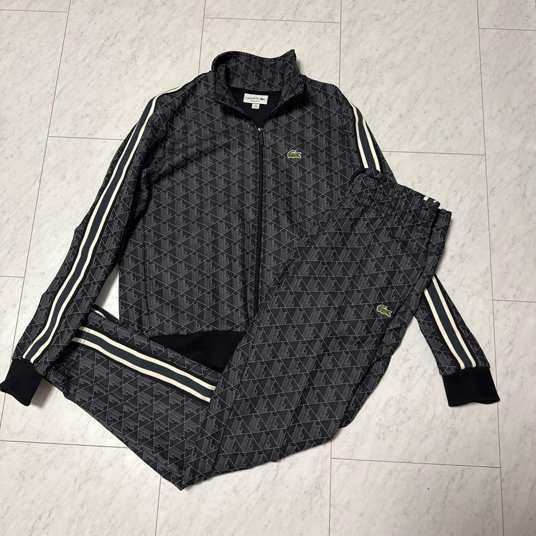 LACOSTE ラコステ モノグラムセットアップ ジャージ M - メルカリ