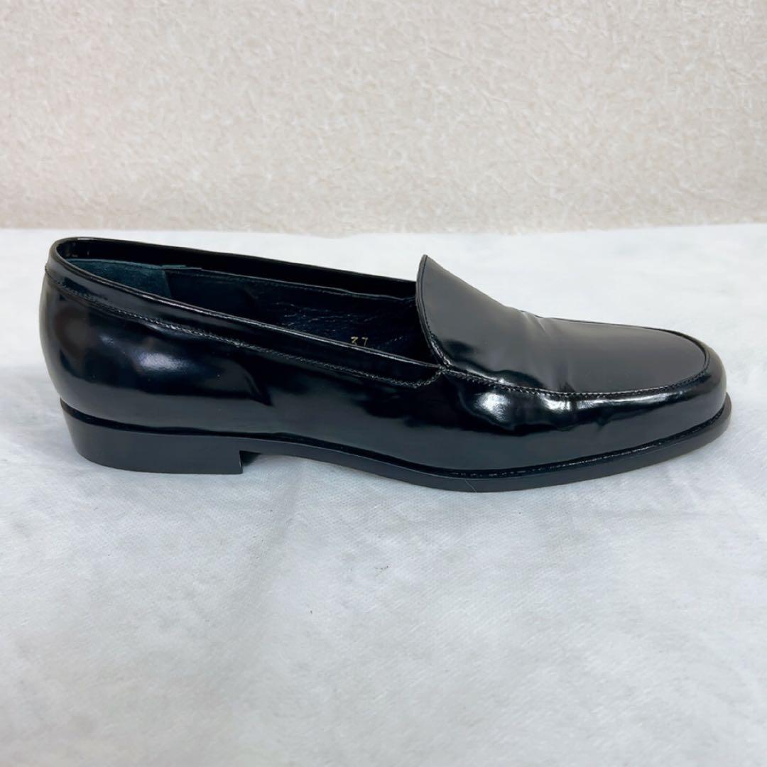 【美品】チャーチ ローファー 37 23.5cm ブラック 黒 イタリア製