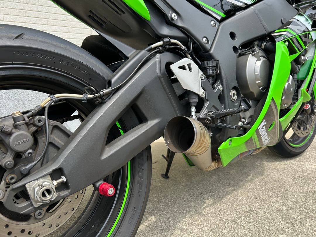 アサヒナレーシング 16-19ZX10R スリップオン 触媒レス専用バッフル