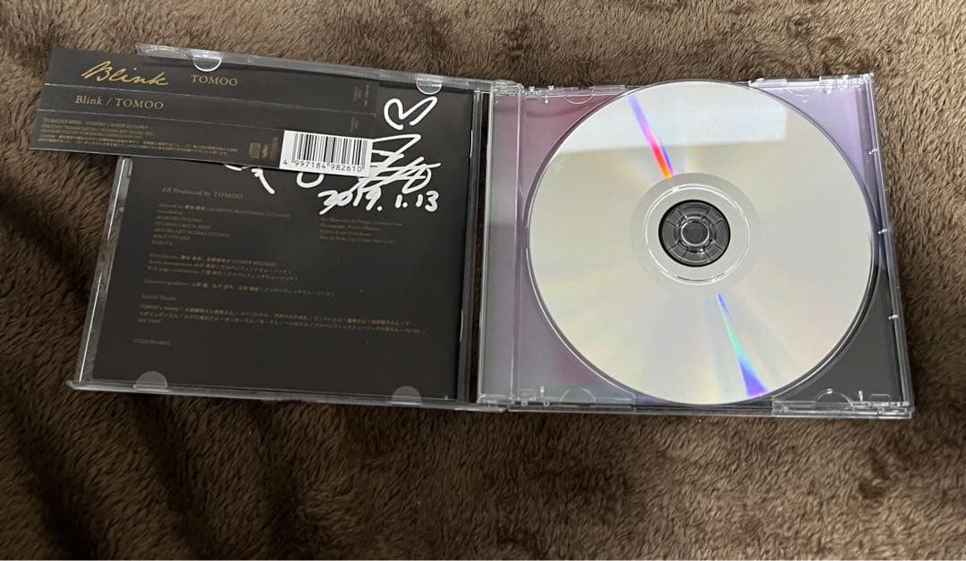 廃盤 希少CD TOMOO Blink 直筆サイン入り 状態並程度 - メルカリ