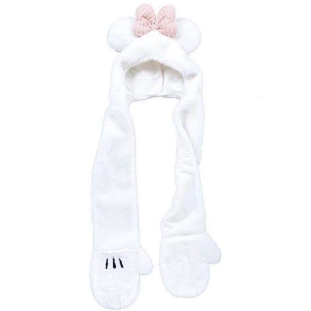 ミニーマウス風フード付きスカーフ - メルカリ