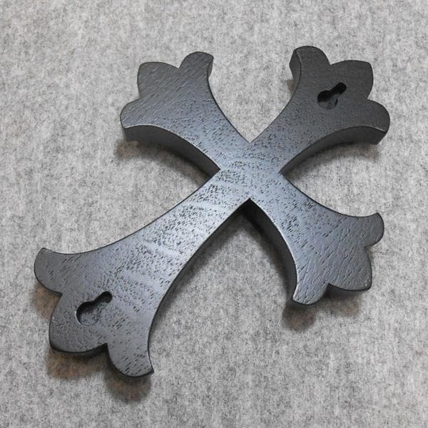 あんこ様専用 十字架（ゴシッククロス）レリーフ彫刻＆ウッドトレイ3