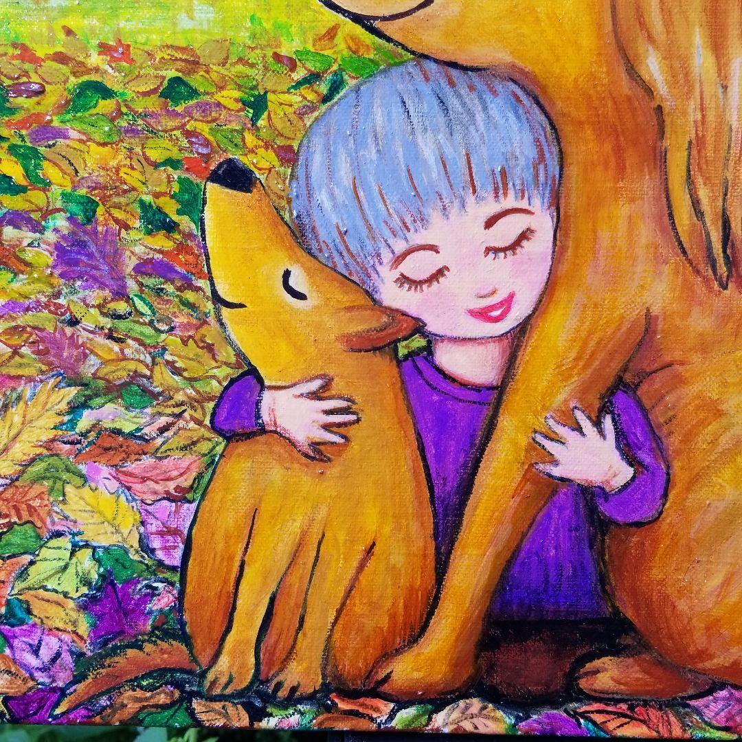 油絵　Alles Gute　私の大好きな優しい親友たち