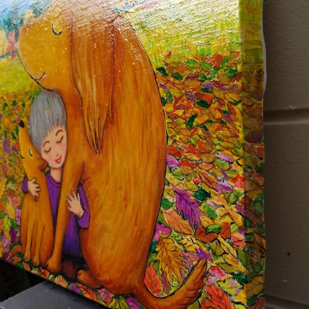 油絵　Alles Gute　私の大好きな優しい親友たち