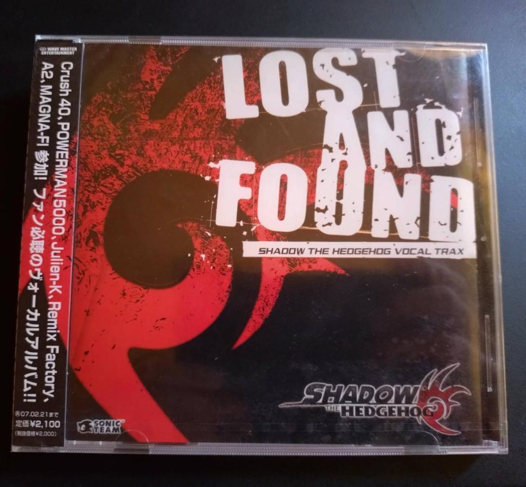 LOST AND FOUND シャドウ・ザ・ヘッジホッグ VOCAL TRAX - メルカリ