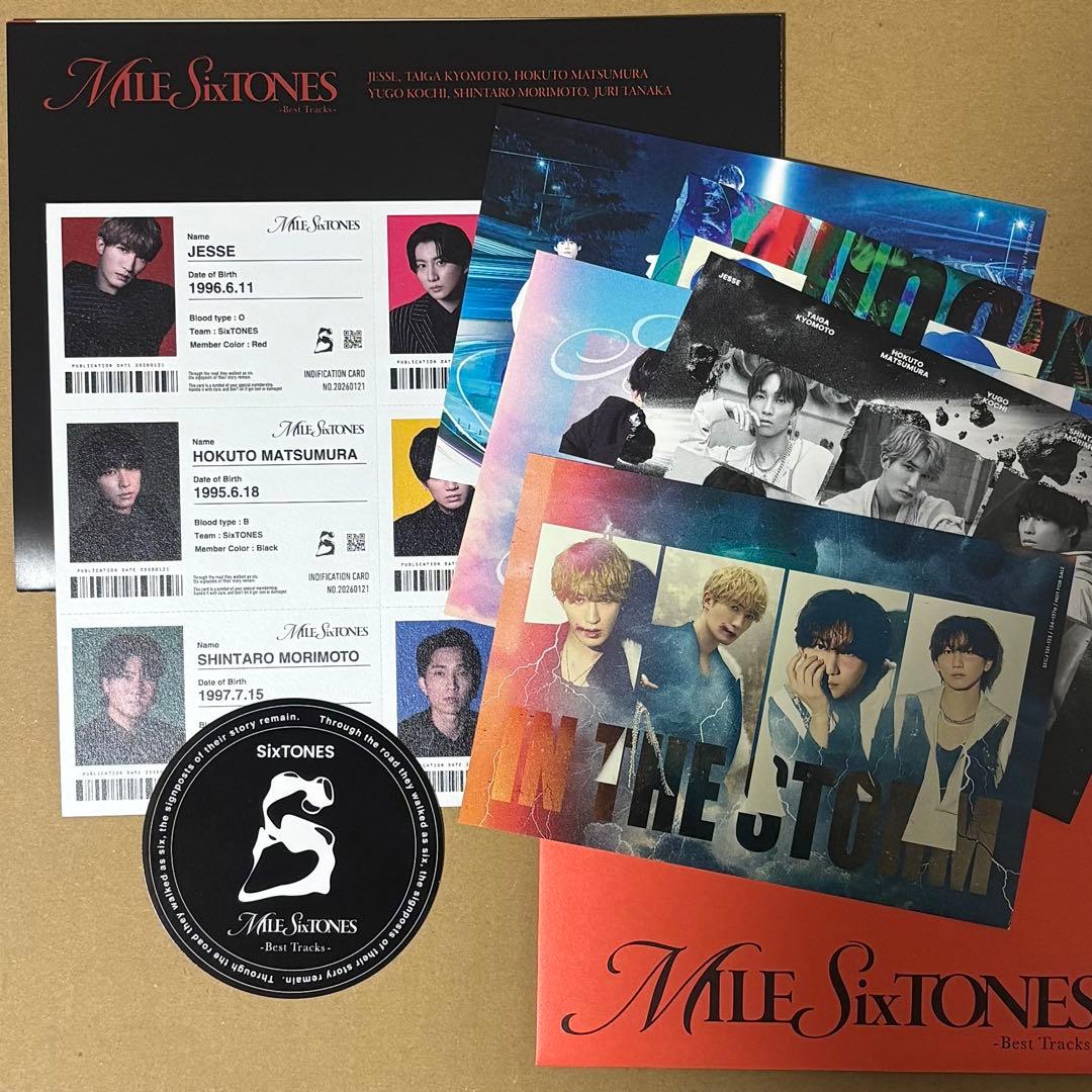 SixTONES MILESixTONES 初回盤A 封入特典 - メルカリ