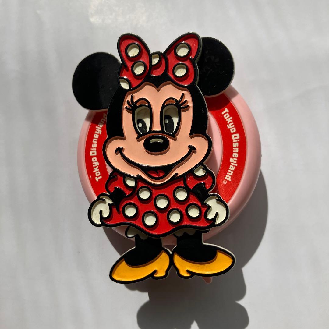 東京ディズニーランド ミニー 80年代 カタカタ動くバッジ ブローチ