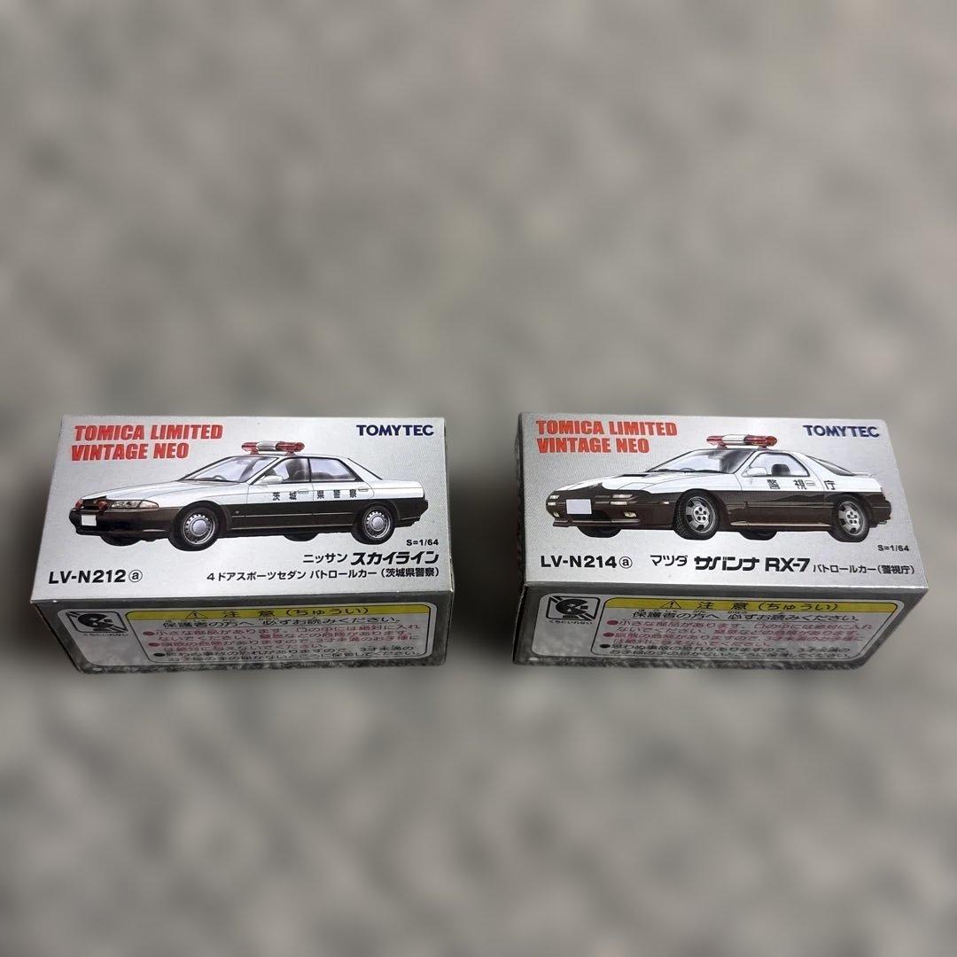 トミーテック　サバンナ　RX-７　スカイライン　4ドア　パトロールカー　マツダ LV-N214a マツダ サバンナRX-7 パトロールカー（警視庁） | 製品を