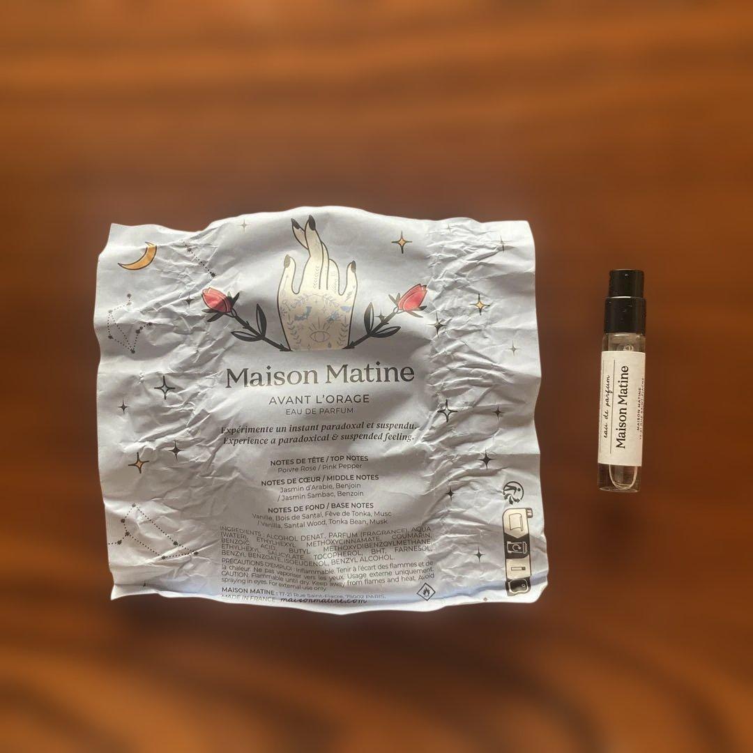 Maison Matine Avant L'orage 香水 ノーズショップ - メルカリ